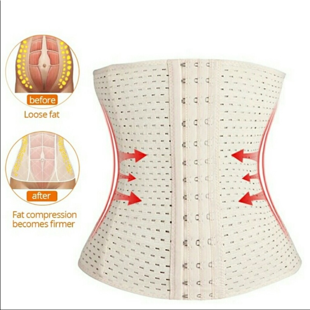 4 steel bone waist trainer shaper body trainer - Picture 3 of 6